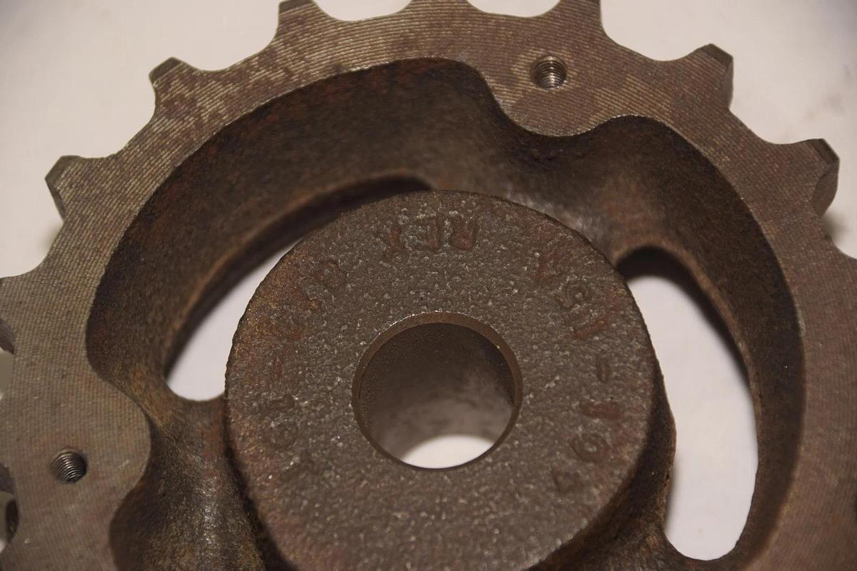 REX 401-154 3/4" BORE DOUBLE CHAIN SPROCKET NEW