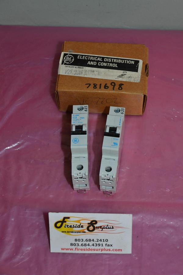 GENERAL ELECTRIC CIRCUIT BREAKER V07202 V-07202 V 07202 C2 C2 Amps NEW