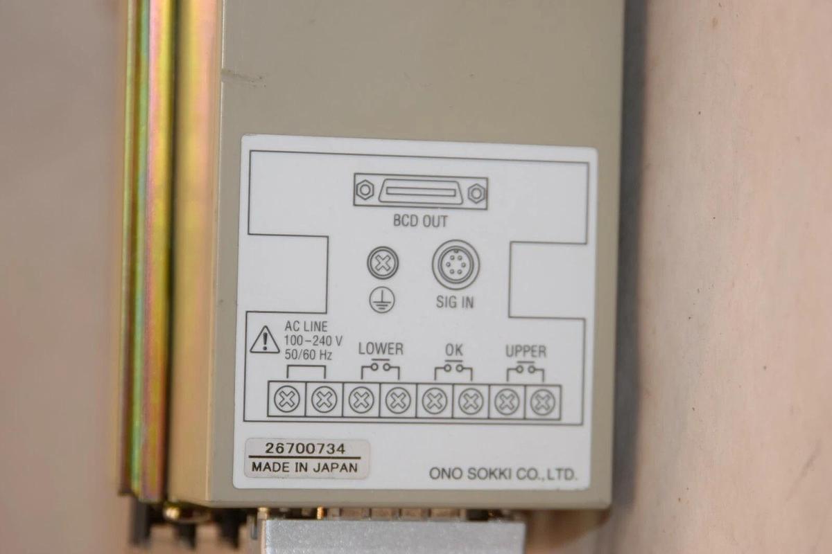 Used ONOSOKKI ONO SOKKI DG-4140 DG4140 Digital Gauge Counter