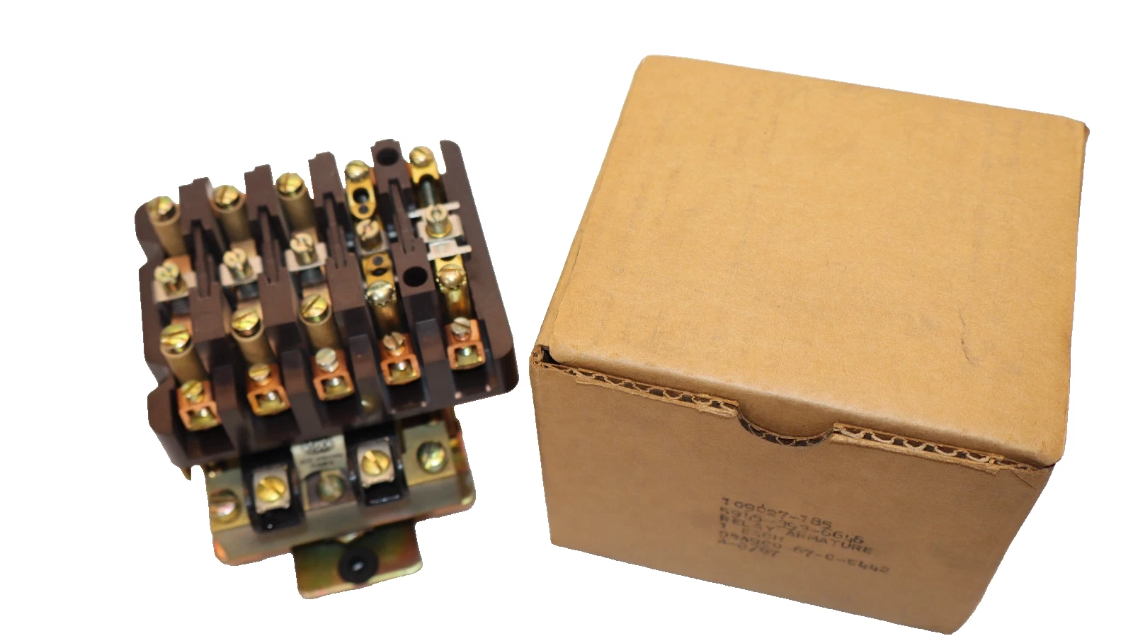RBM Controls Relay Armature 30Amp 120V coil 109027 5945-393-6648 109027-185 NEW