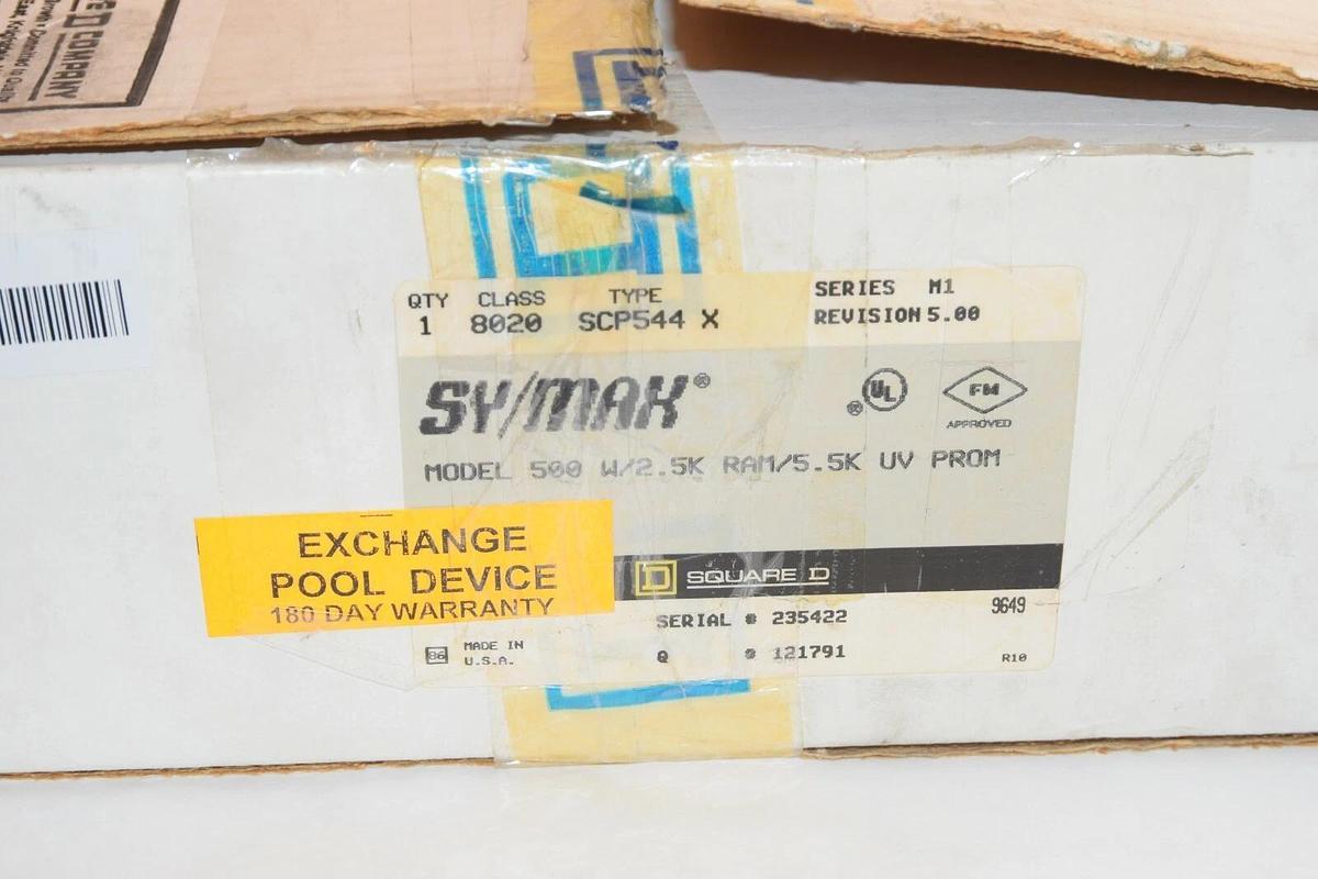 (New) SQUARE D Sy/max 8020 SCP-544 Processor Module SER M1 8020SCP544