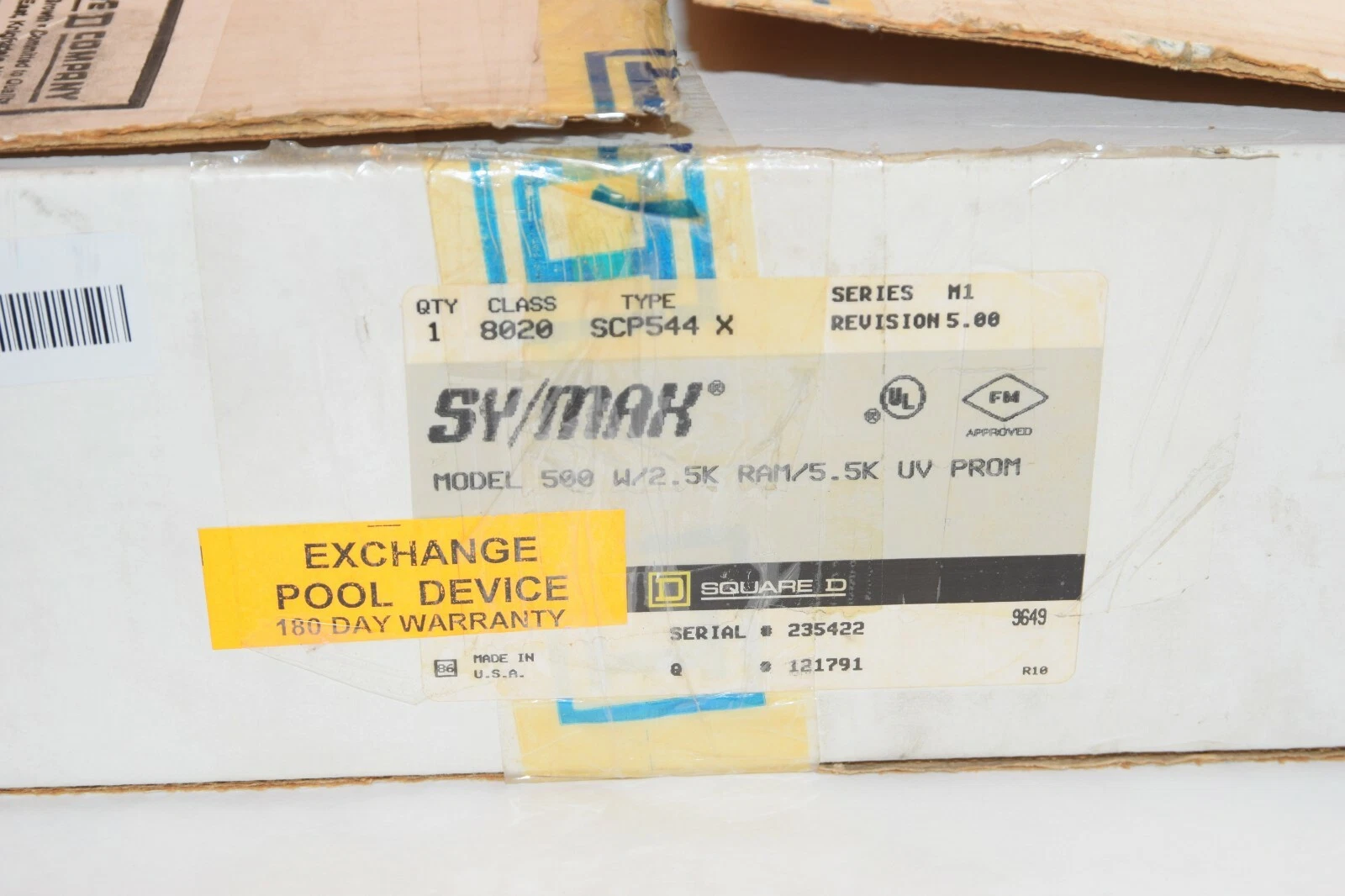 (New) SQUARE D Sy/max 8020 SCP-544 Processor Module SER M1 8020SCP544