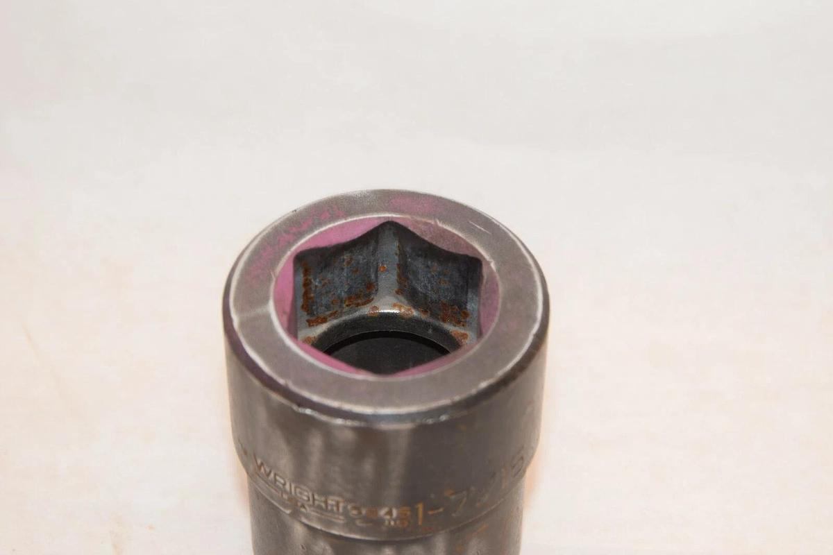 Used WRIGHT TOOL 6 Point Spline Drive Impact Socket 5846 1-7/16"