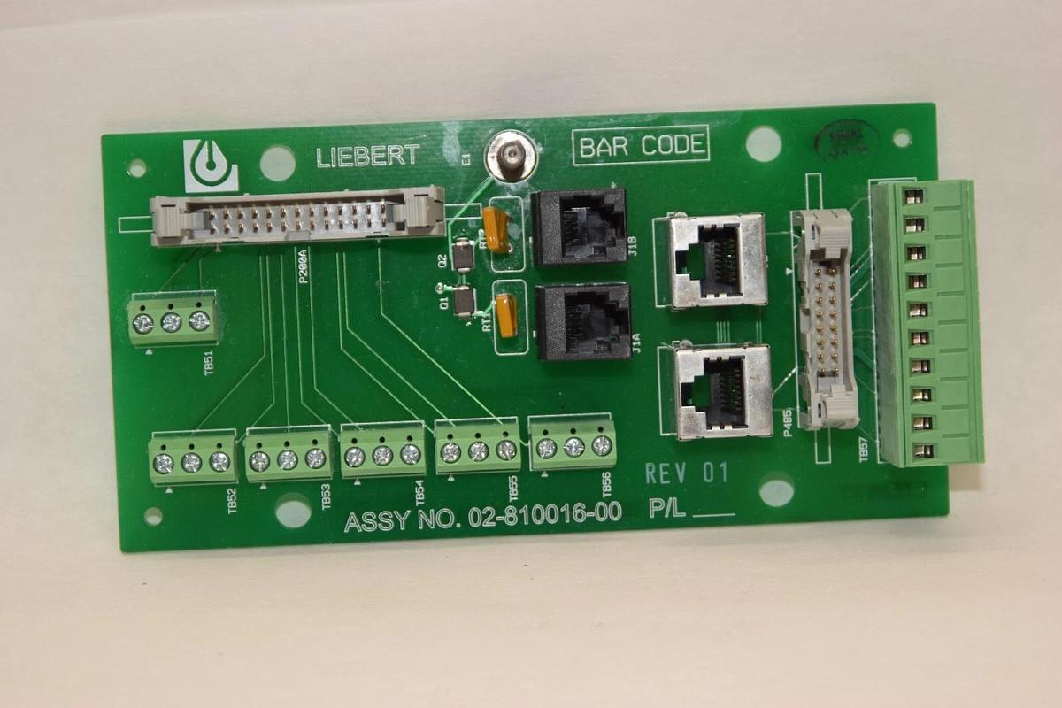 (NEW) EMERSON / LIEBERT 02-810016-00 Rev 01 Circuit Board