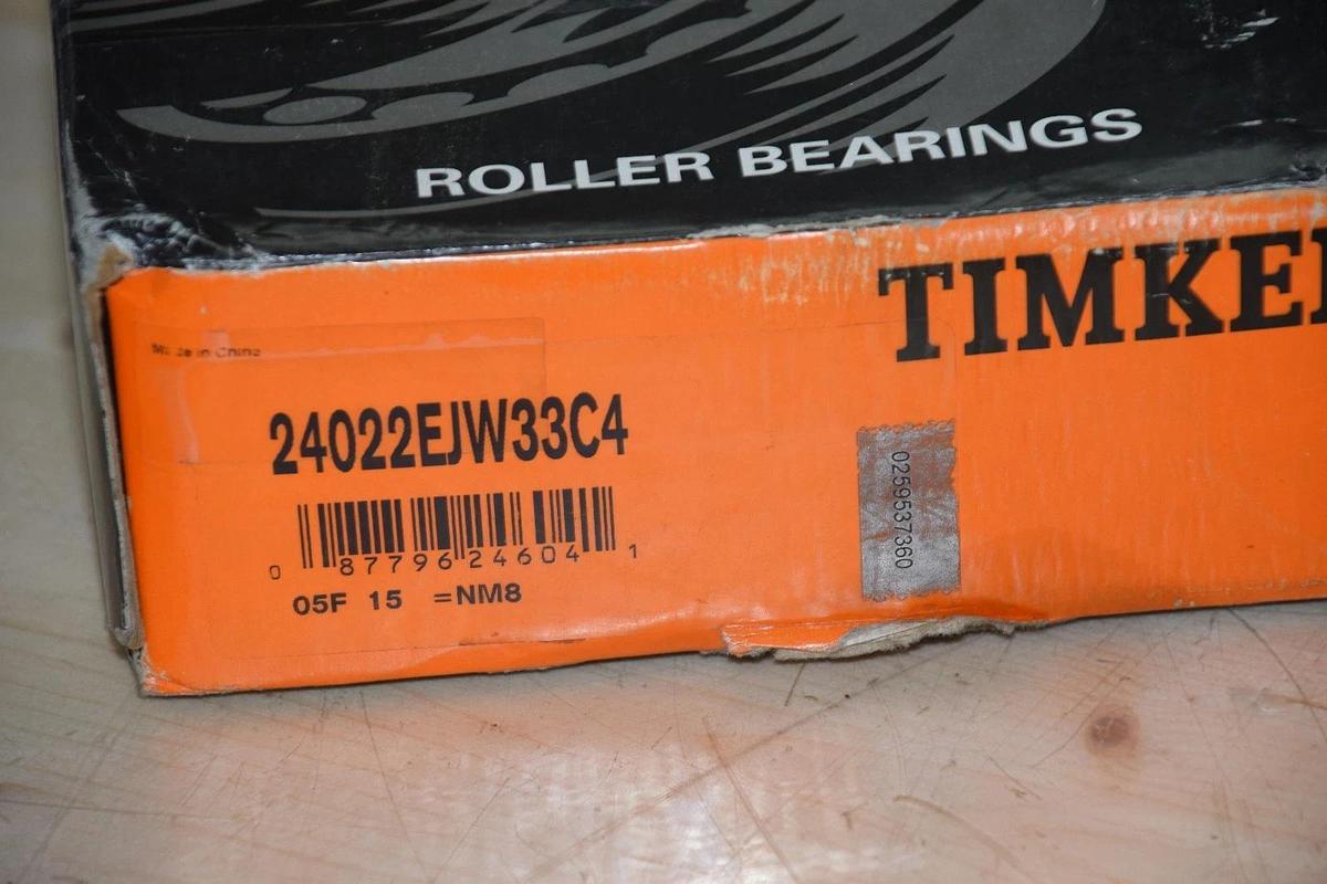 TIMKEN 24022 EJ W33 C4, SPHERICAL ROLLER BEARING, 24022EJW33C4 (New)