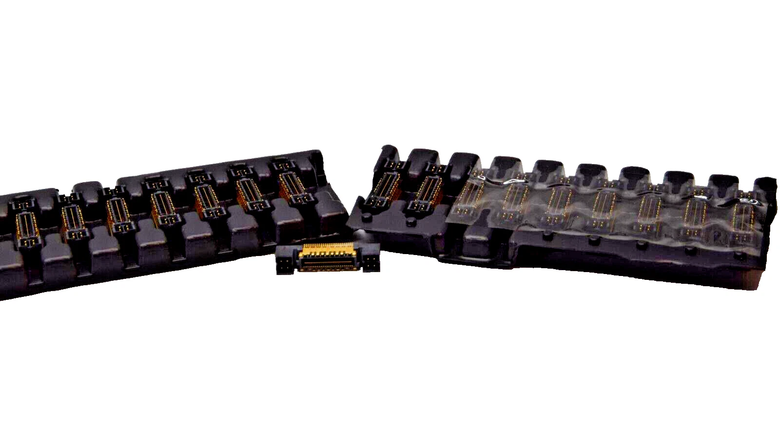 (NEW -Lot 17) 1251-9118 Header 2x8 Pairs Shielded Pitch = 0.635mm Connector