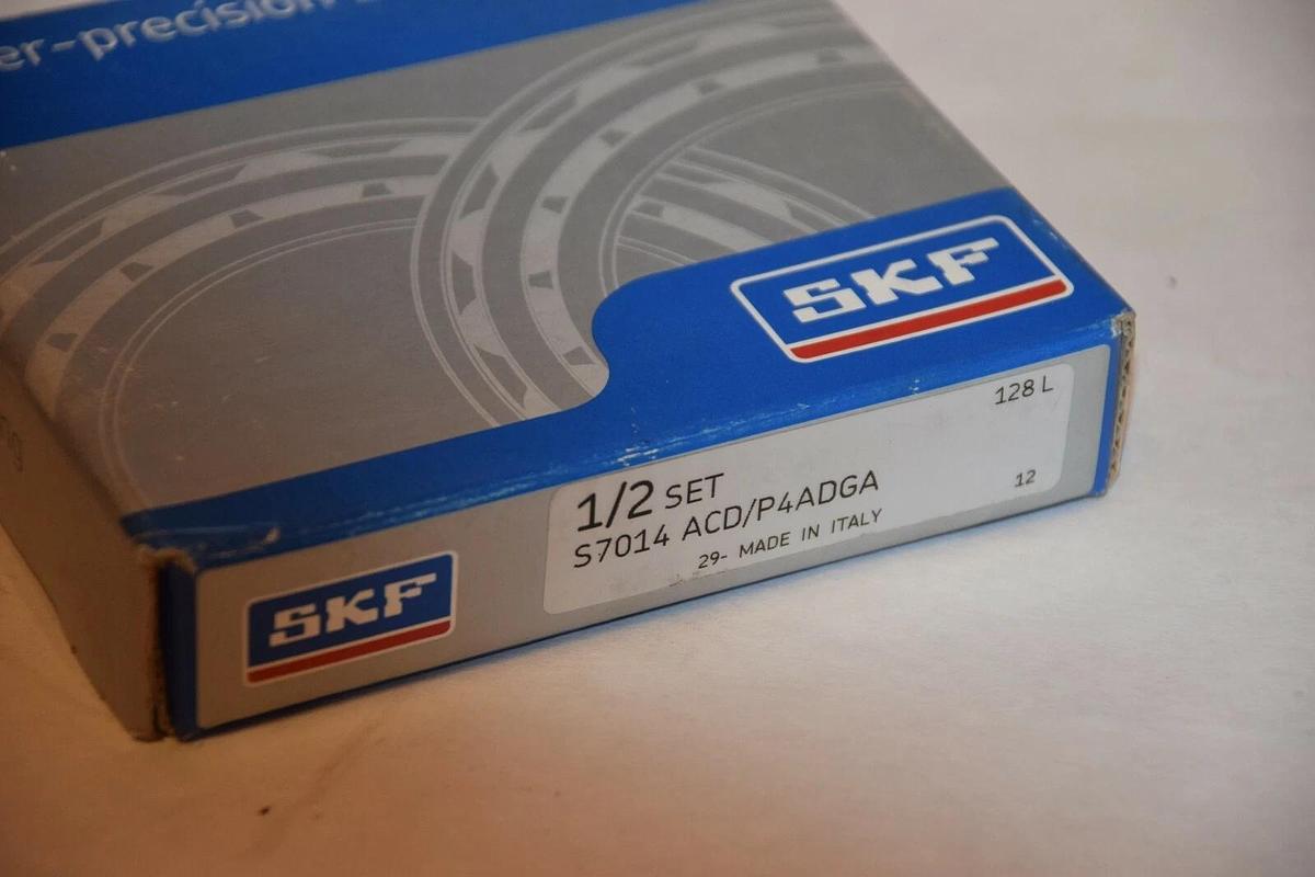 NEW SKF S7014 ACD/P4ADGA 1/2 SET SUPER-PRECISION BEARING *SEALED PACKAGE*