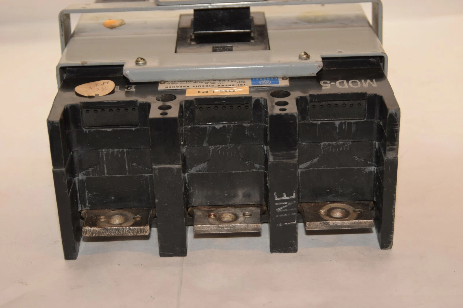 Used GE GENERAL ELECTRIC Breaker Tri-Break TB43F 400A 400 Amp 1200-3500A Adj 3P