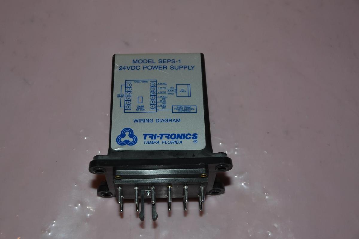 Used TRI-TRONICS MODEL SEPS-1 SEPS 1 24VDC POWER SUPPLY PLUG