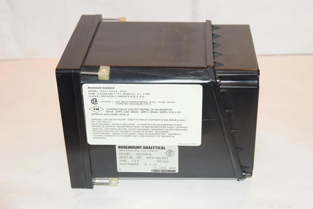 (New) Rosemount PH Analyzer 2054PH  115 VAC
