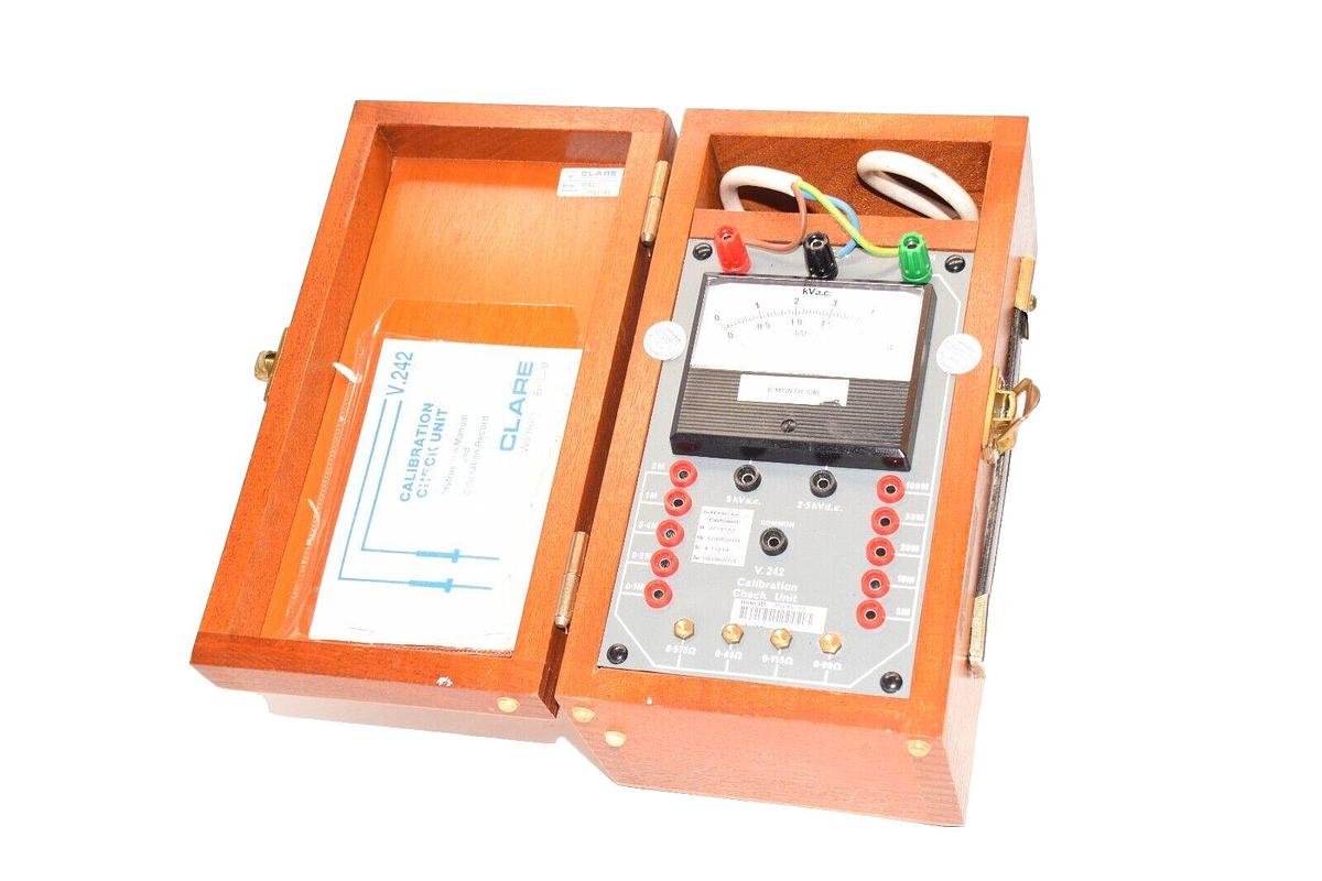 Used CLARE / SEAWARD V.242 , V .242 , V242 Calibration Check Unit