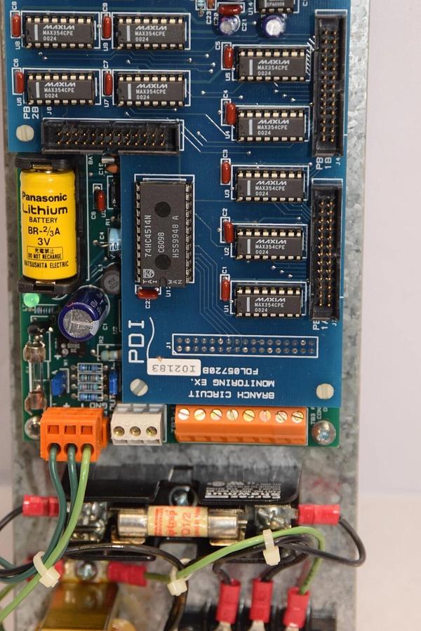Used PDI FOL05720B Branch Circuit Monitoring EX. Circuit Board