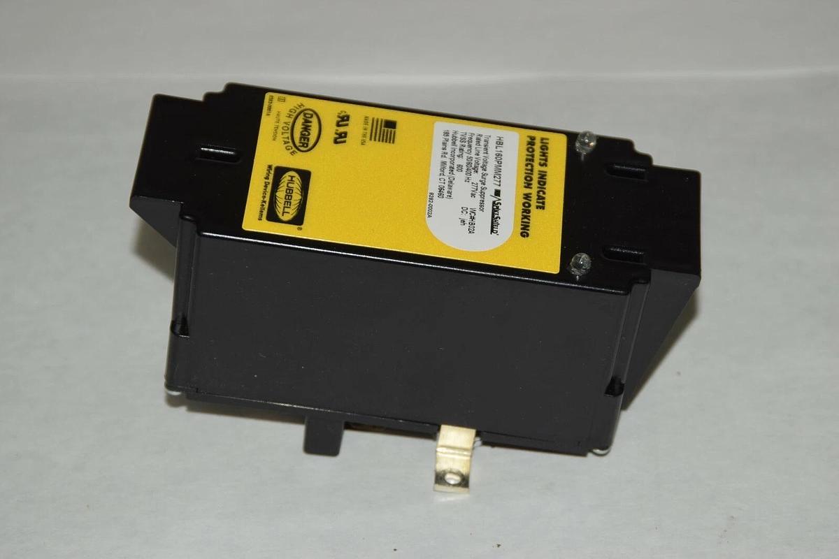 Used HUBBELL HBL160PMM277 277Vac Transient Voltage Surge Suppressor Rep. Module