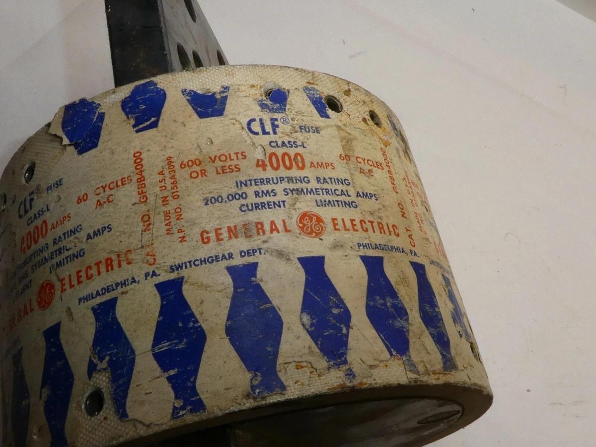Used GE GENERAL ELECTRIC GF8B4000 CLF 4000A 4000 Amp A 60CY Class-L Fuse