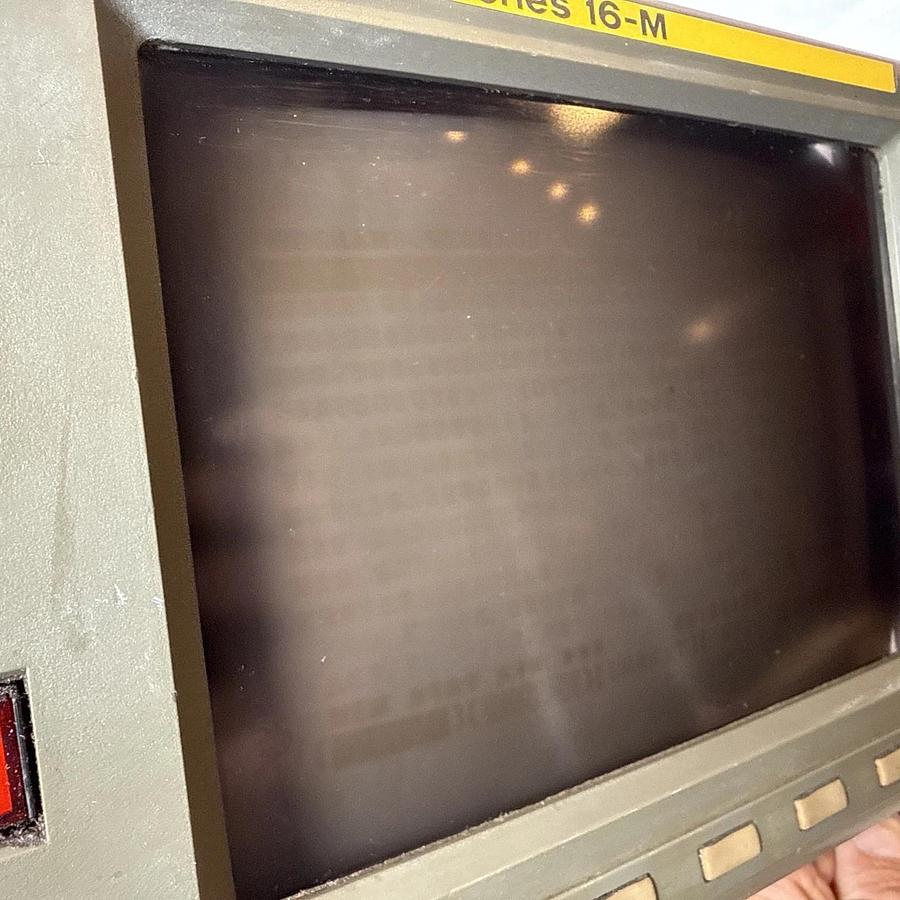 Used FANUC 9" CRT/MDI Unit Control Panel A61L-0001-0093 9ETY22 , A02B-0120-C051/MA