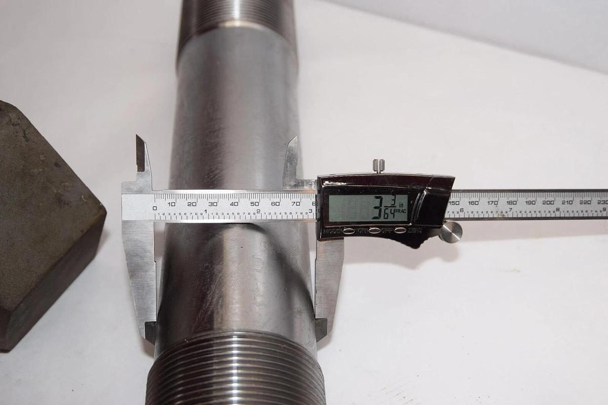 Used Very Large Bolt, Nut & Stud 3-1/8" Dia. approx. 17" Long P-183-N,  0484D, 76-004