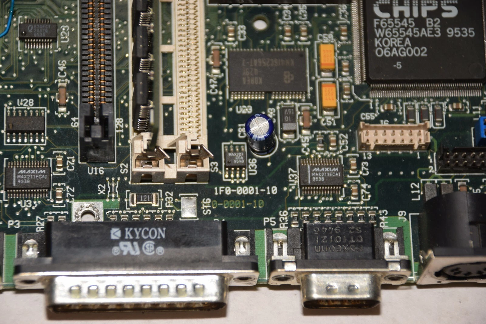Used Nematron Mother Board 1F0-0001-10 1S0-0001-1C from 5840 ICC525-74210300 hdd2714