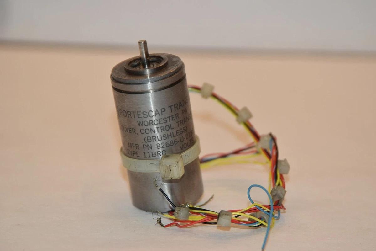 Used PORTESCAP TRANSICOIL 82686-U-218574 TYPE 11BRC 6/3V BRUSHLESS  RESOLVER