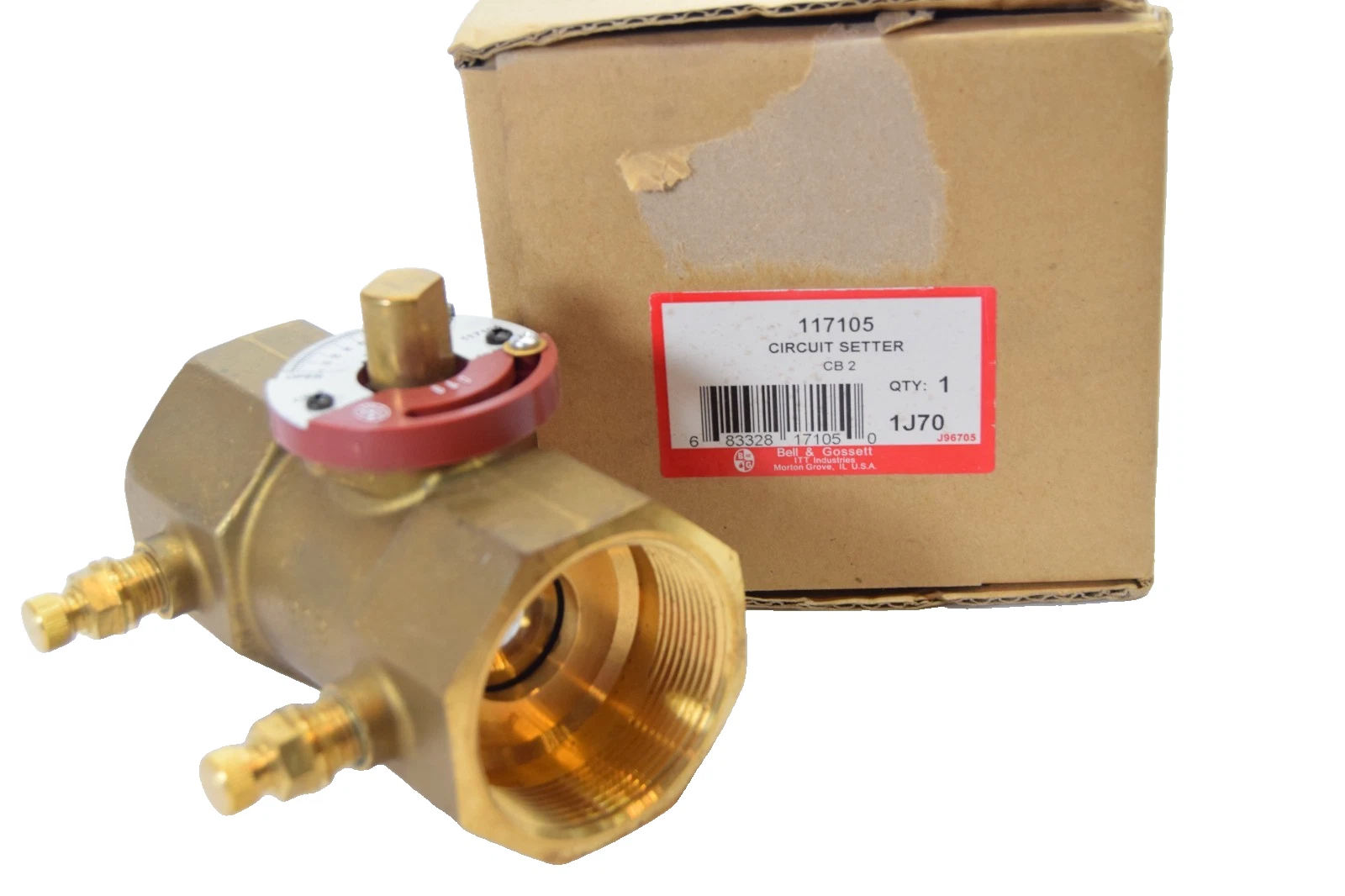 Bell & Gossett 2" Circuit Setter Balance Valve CB-2 CB2 117105 (New)