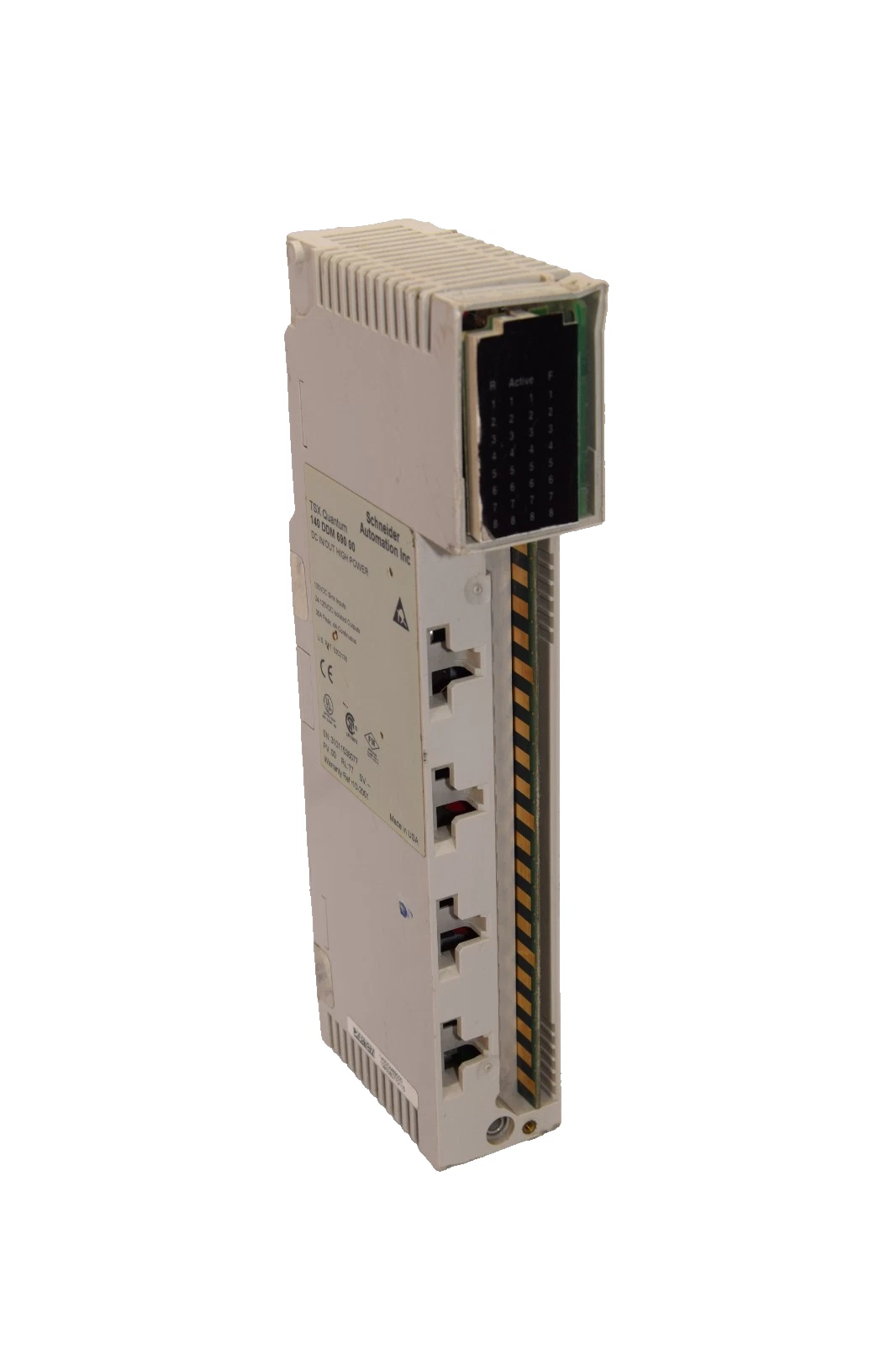 Used Schneider TSX Quantum 140 DDM 690 00 In/out High Power Module *No Front Cover*