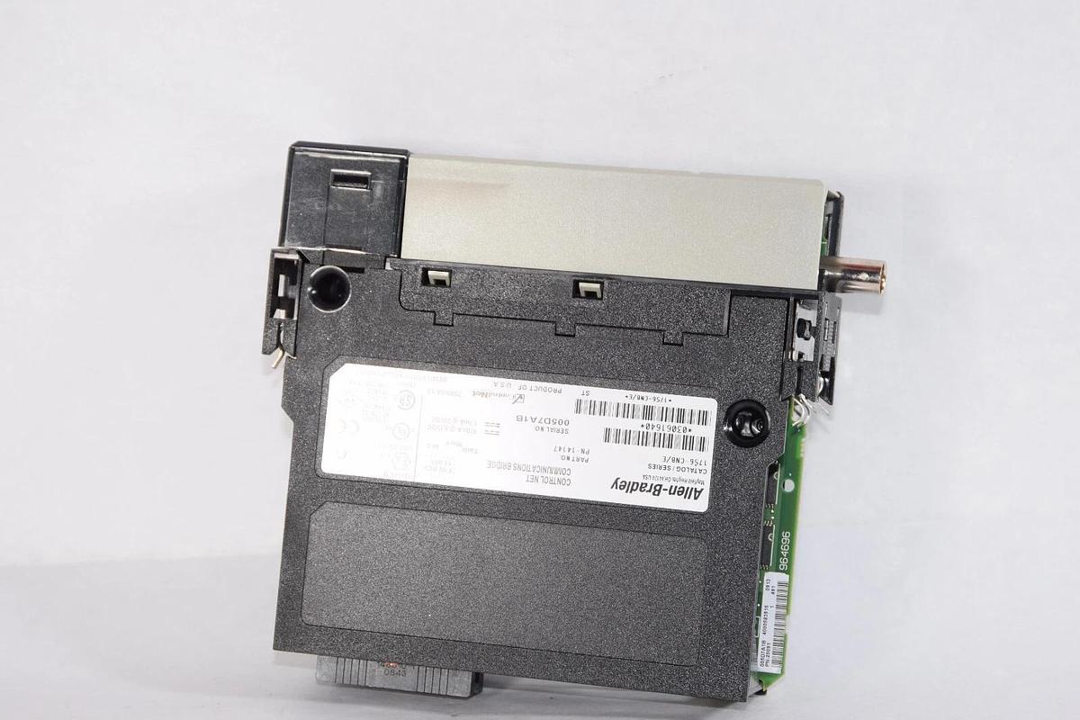 Used Allen Bradley 1756-CNB/E 1756-CNB 14147 Ser E Communications Bridge Module