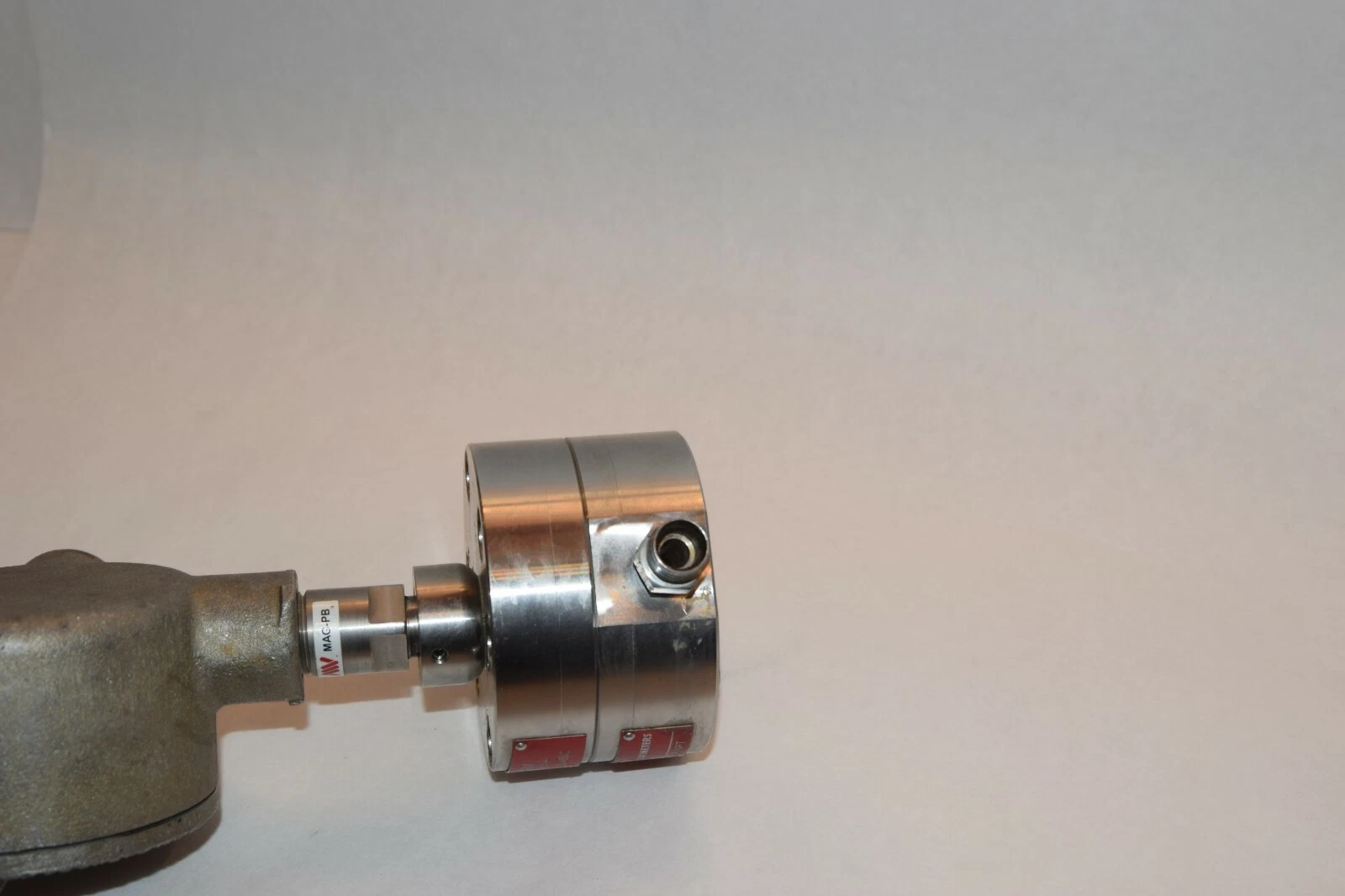 Used AW COMPANY Gear Flow Meter JVS-20KG-25 NPT Geared Flow Meter JVS-20KG-25-NPT