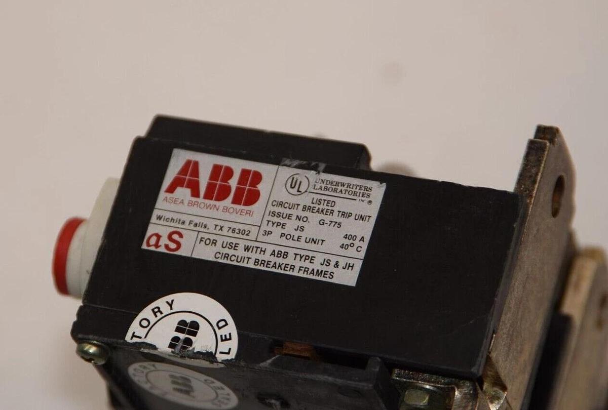 Used ABB Trip Unit JS G-775 G775 400 Amp A 400A 3P 3 Pole