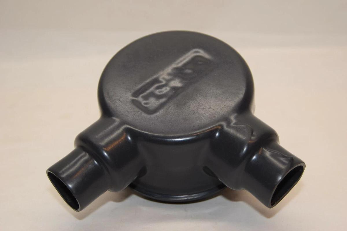 (NEW) CUTLER HAMMER 4 NN 4NN 3/4" Coated Conduit Outlet Box 2 Way