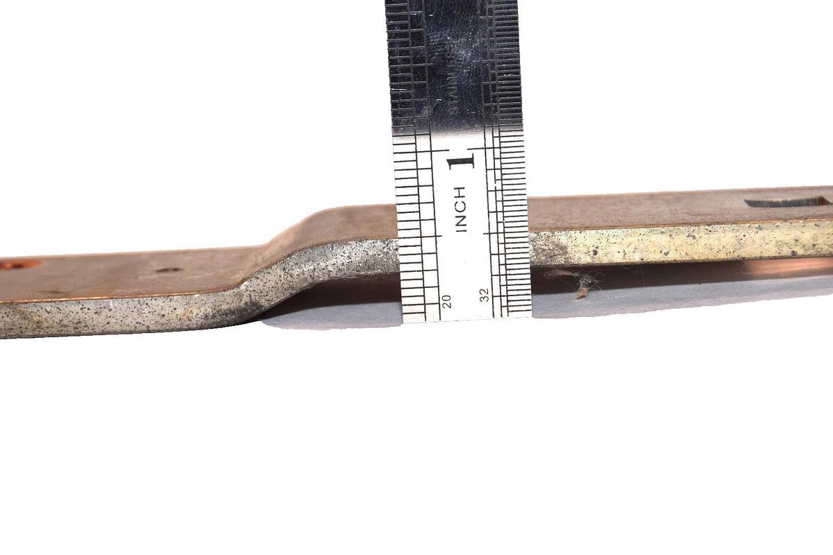 Used Buss Bar 11-1/2" x 2" x 1/4" Copper