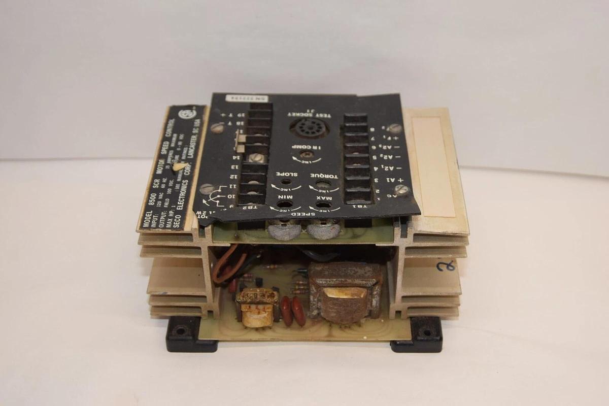 Used SECO ELECTRONICS CORP. 8500 120Vac 15A SCR Motor Speed Control