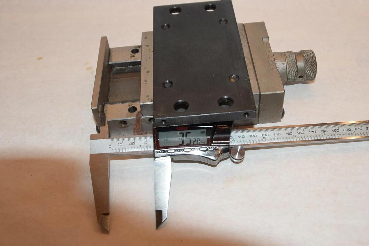 Used Newport Klinger MicroControle ?? Precision Linear Stage 35mm Travel   4" x 4"