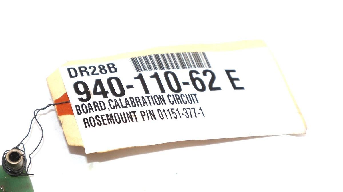 Rosemount 01151-377-1 , 940-110-62 E , 01151-0376-0001 Calibration Board (New)