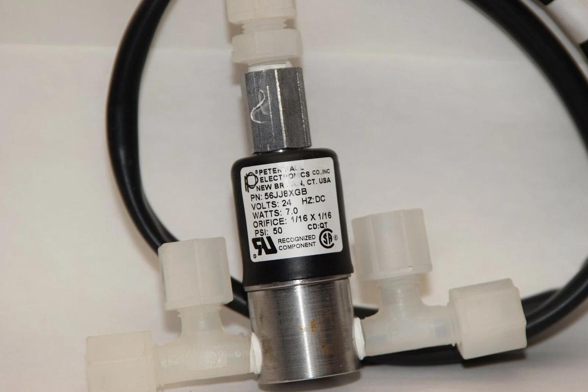 (NEW) PETER PAUL 56JJ8XGB 24V 7W 1/16 Orifice 50psi Pneumatic Solenoid Valve