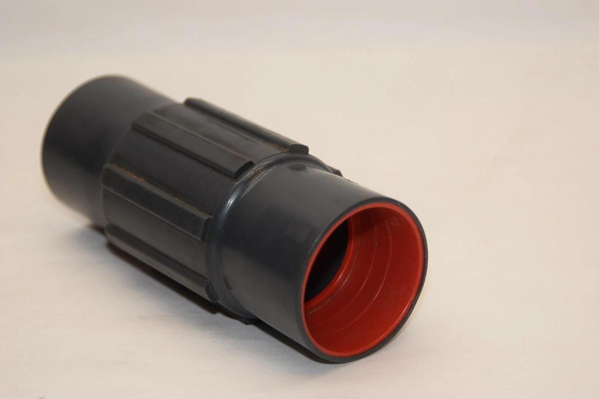 (NEW) PLASTI-BOND Red H2OT 1-1/4" Coated Conduit Body Straight Fitting