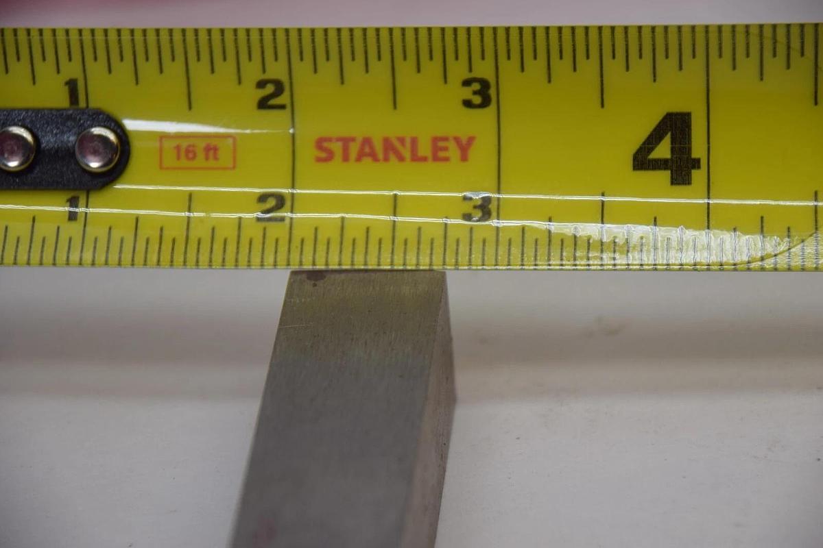 Used STARRETT 496 54187 3/4" x 3/4" x 16" Oil Hardening STEEL Solid Bar Flat Stock