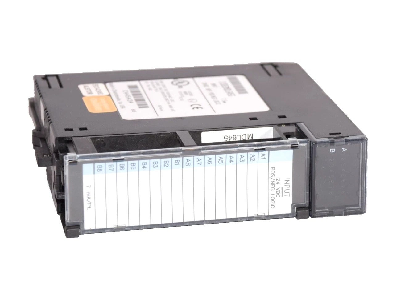 Used GE FANUC Input Module IC693MDL645G 7.5ma 24Vdc 16pt Pos/Neg Logic Input Module