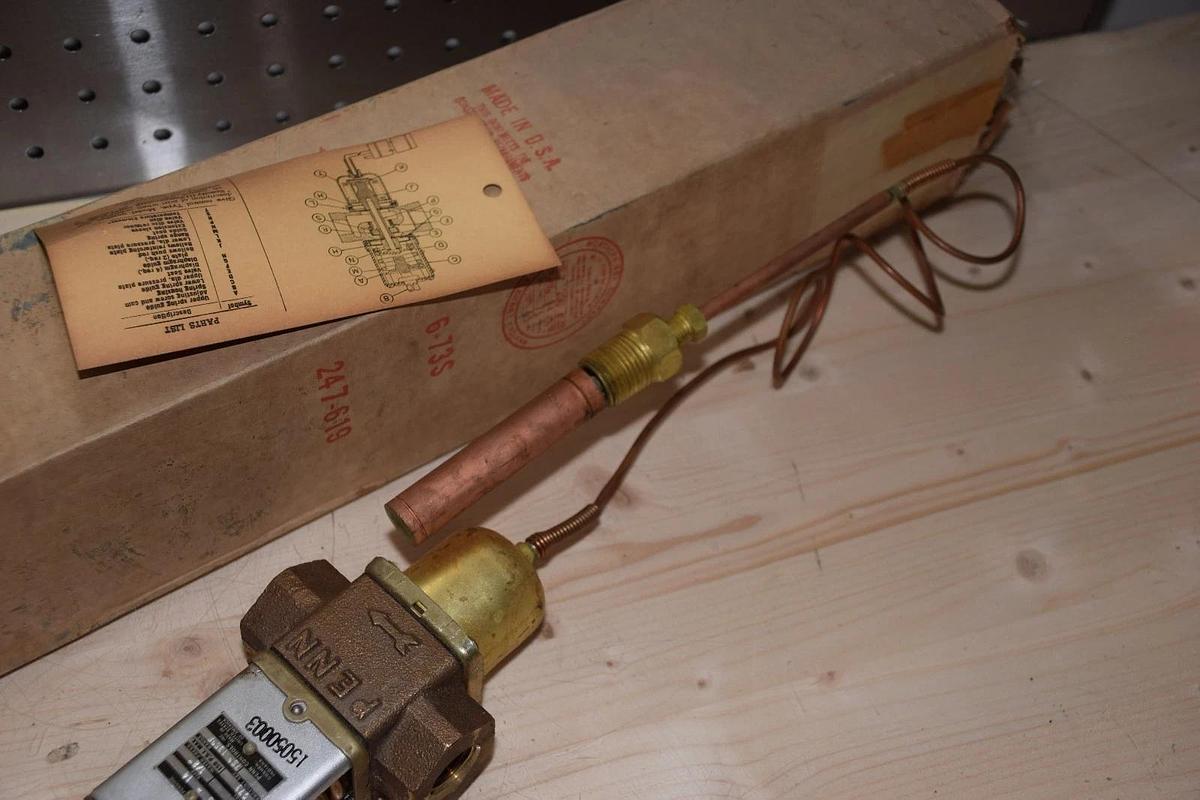 PENN V47AB-14 15050003 1/2" 75-135F TEMPERATURE VALVE NEW