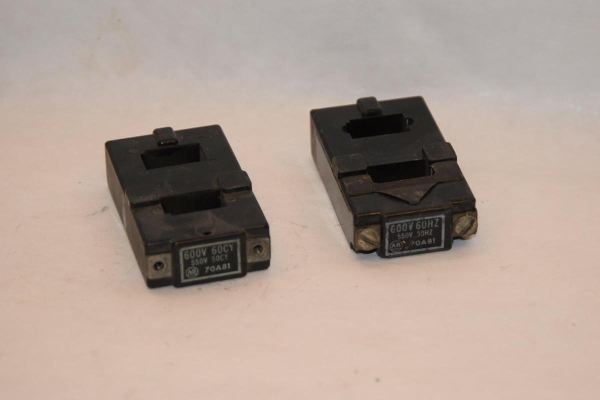 Used (LOT OF 2) ALLEN BRADLEY 70A81 550/600V 50/60CY Coil