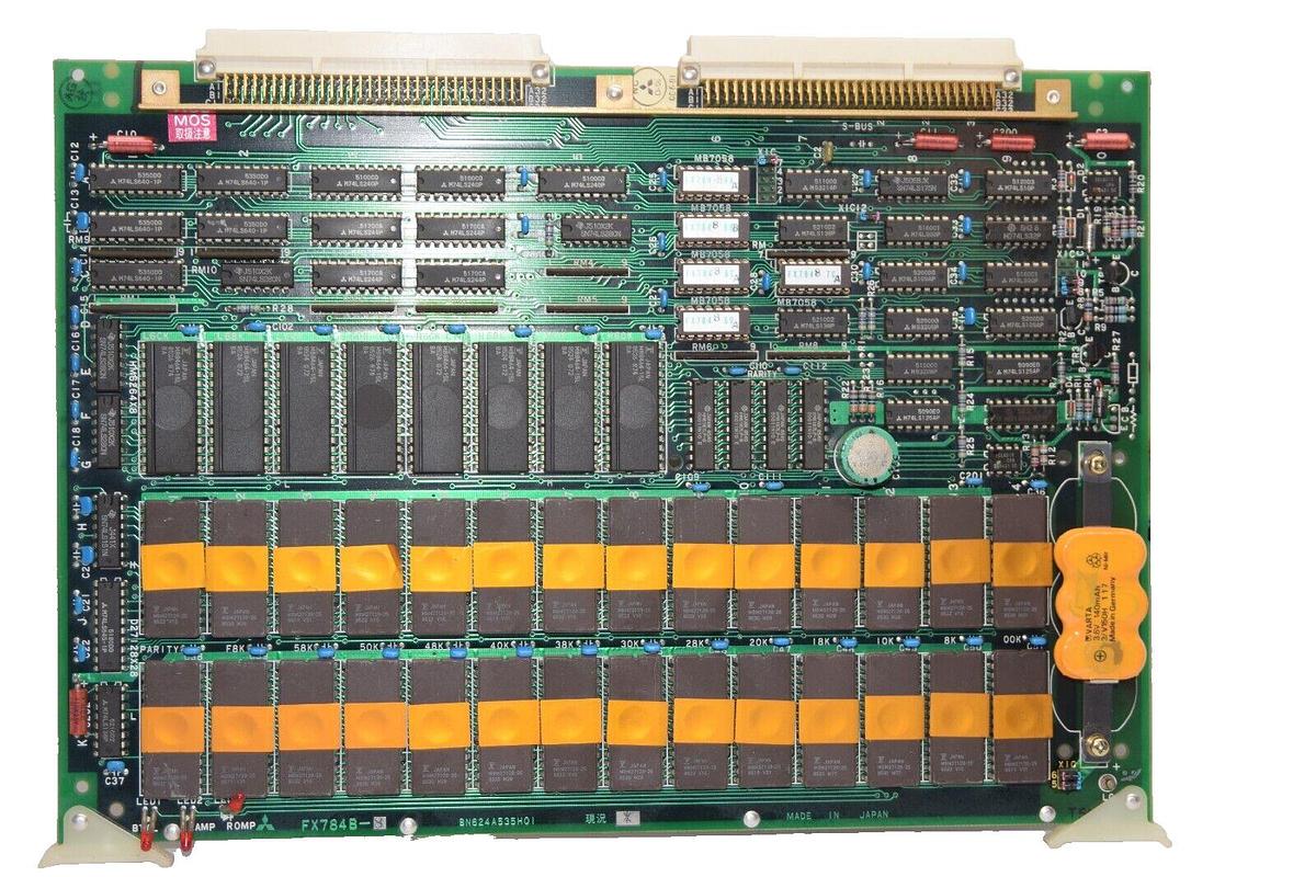 Used MITSUBISHI FX784B-8 BN624A535H01 Circuit Board