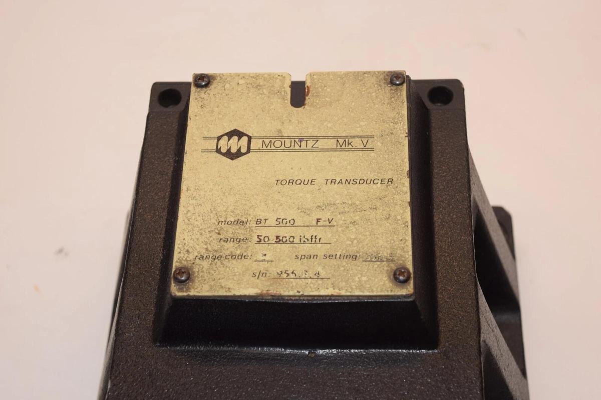 Used MOUNTZ BT500 F-V , BT500F-V Torque Transducer