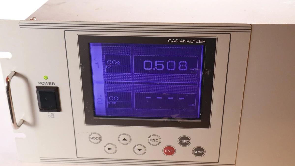 Used Yokogawa IR200-FNGKRTNNNN-4RE , Model IR200 100-240Vac Infrared Gas Analyzer