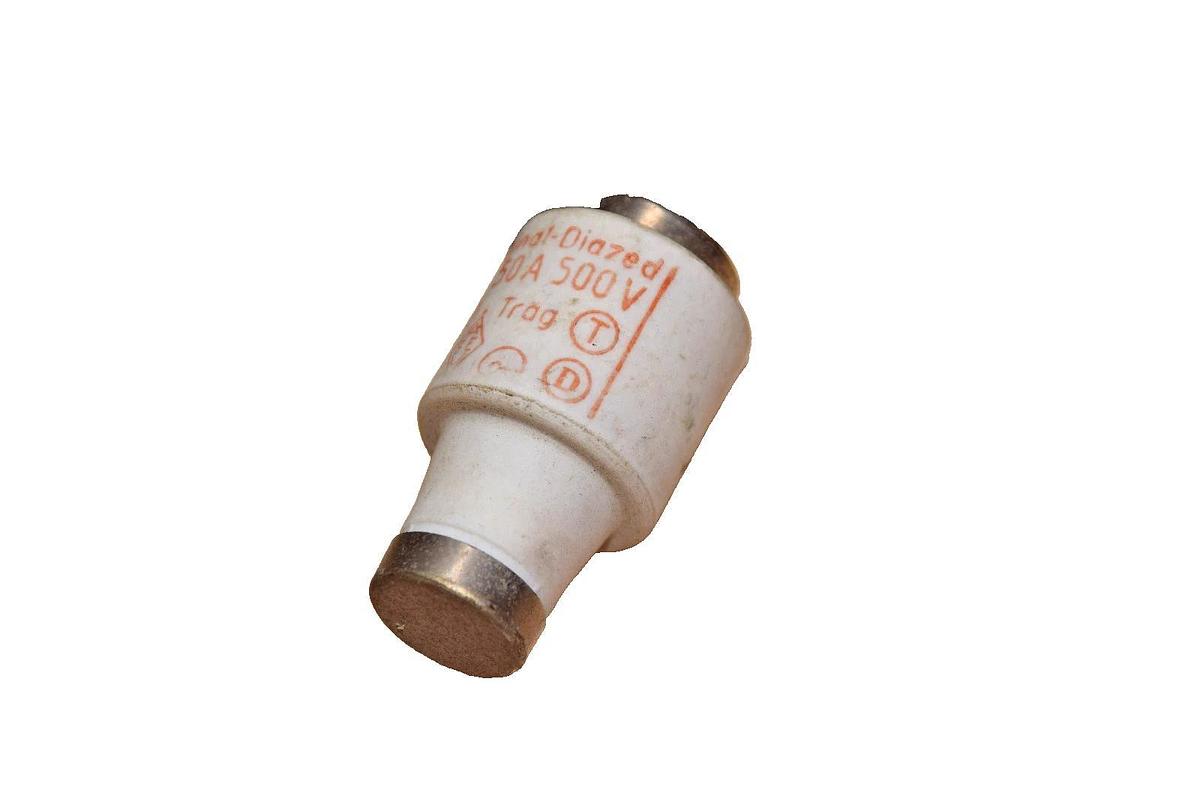 Siemens Original Diazed 50A 500V 50Amp Trag Fuse 50 A (NOS)