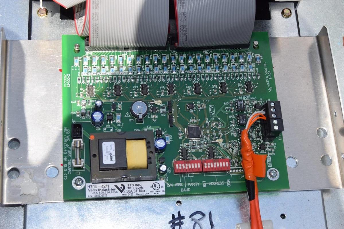 Used General Electric GE A-Series II Panelboard Panel AQF3424JBX 400A 208y/120 3ph 4w