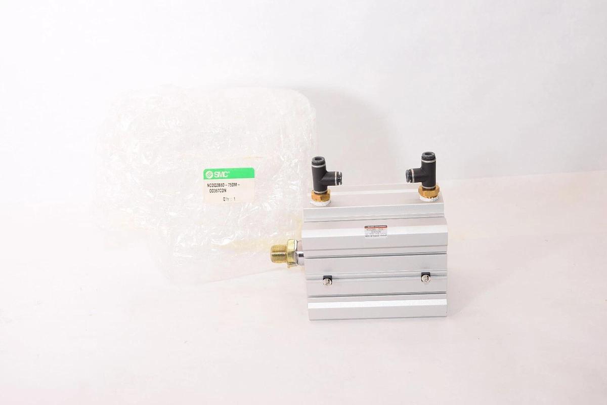 (NEW) SMC NCDQ2B80-75DM-00367CDN 145psi Pneumatic Cylinder