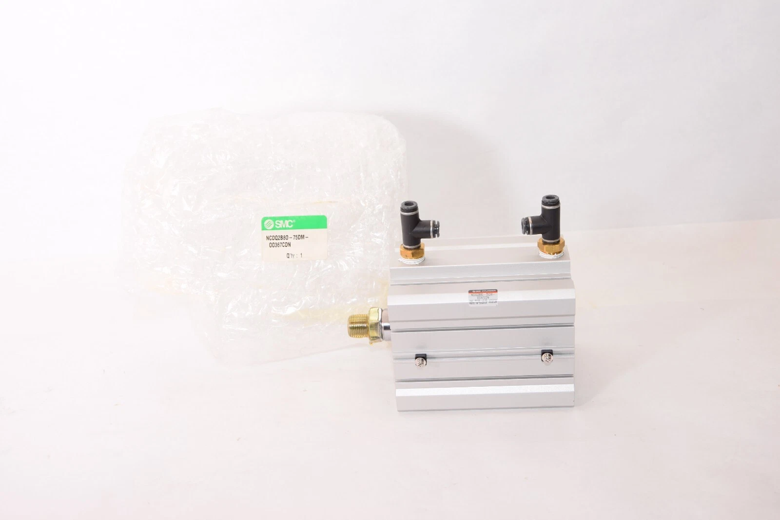 (NEW) SMC NCDQ2B80-75DM-00367CDN 145psi Pneumatic Cylinder