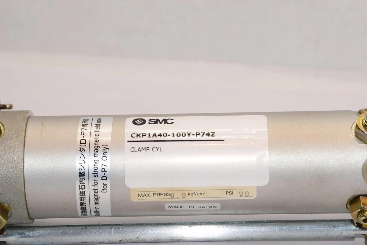 (NEW) SMC CKP1A40-100Y-P74Z 9.9kgf/cm² Clamp Cylinder