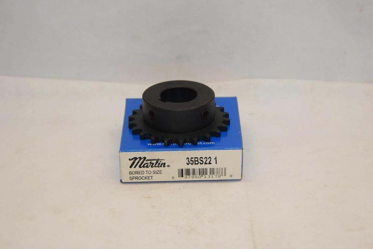 (NEW) MARTIN 35BS221 1" Bore 22 Teeth Sprocket