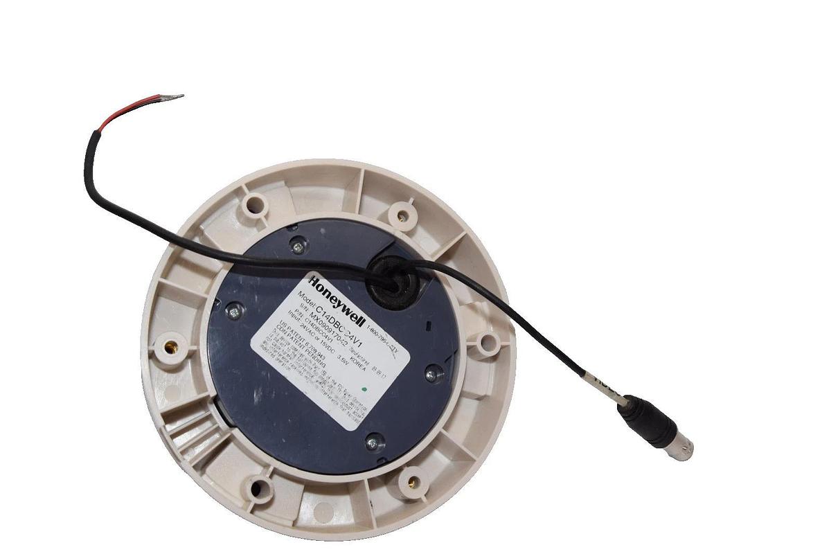 Used Honeywell C14DBCC4V1 24Vac 3.5W 4.0-9.0mm Dome Security Camera