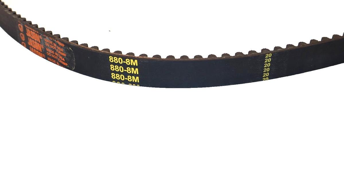 (NEW - Lot of 2) JASON 880-8M , 880-8M-20 20mm Timing Belt USA