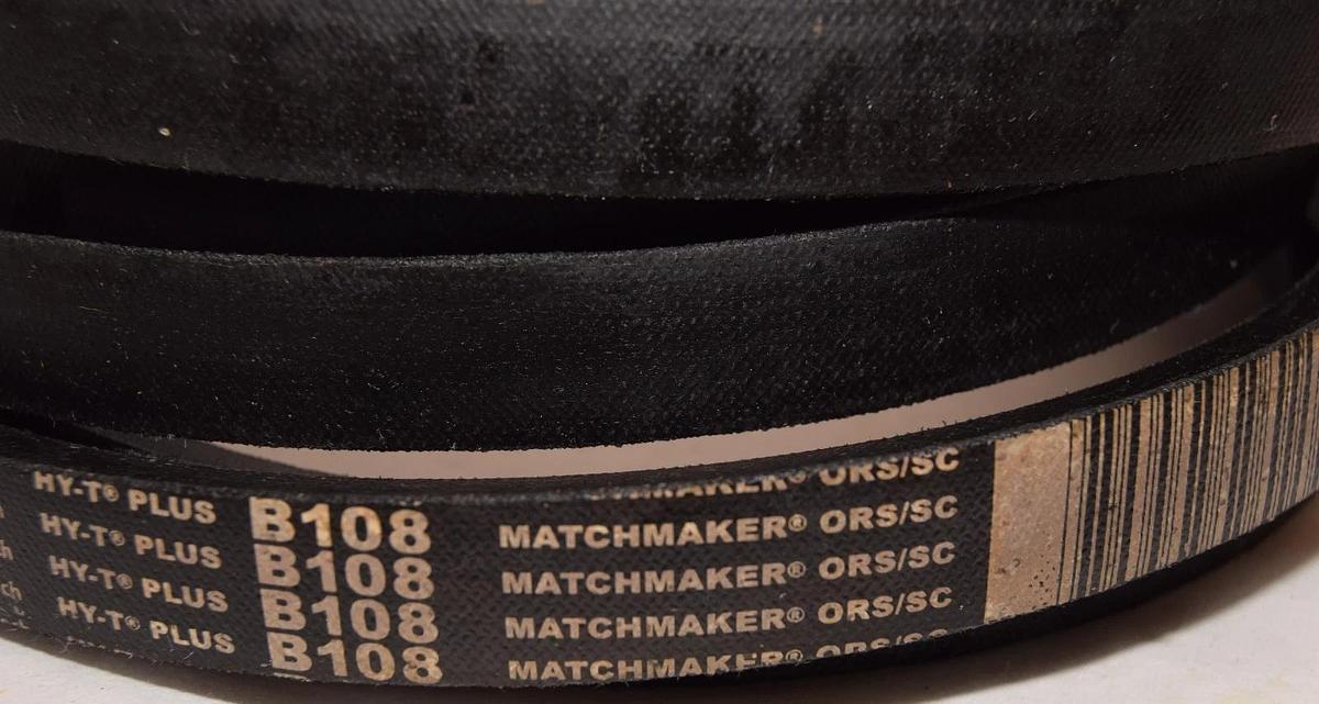 Continental B108 Matchmaker V-Belt ConiTech HY-T Plus B-108 Vbelt (New)
